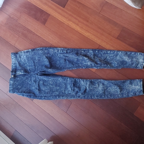 Topshop Joni acid wash denim size 26 - Picture 2 of 5